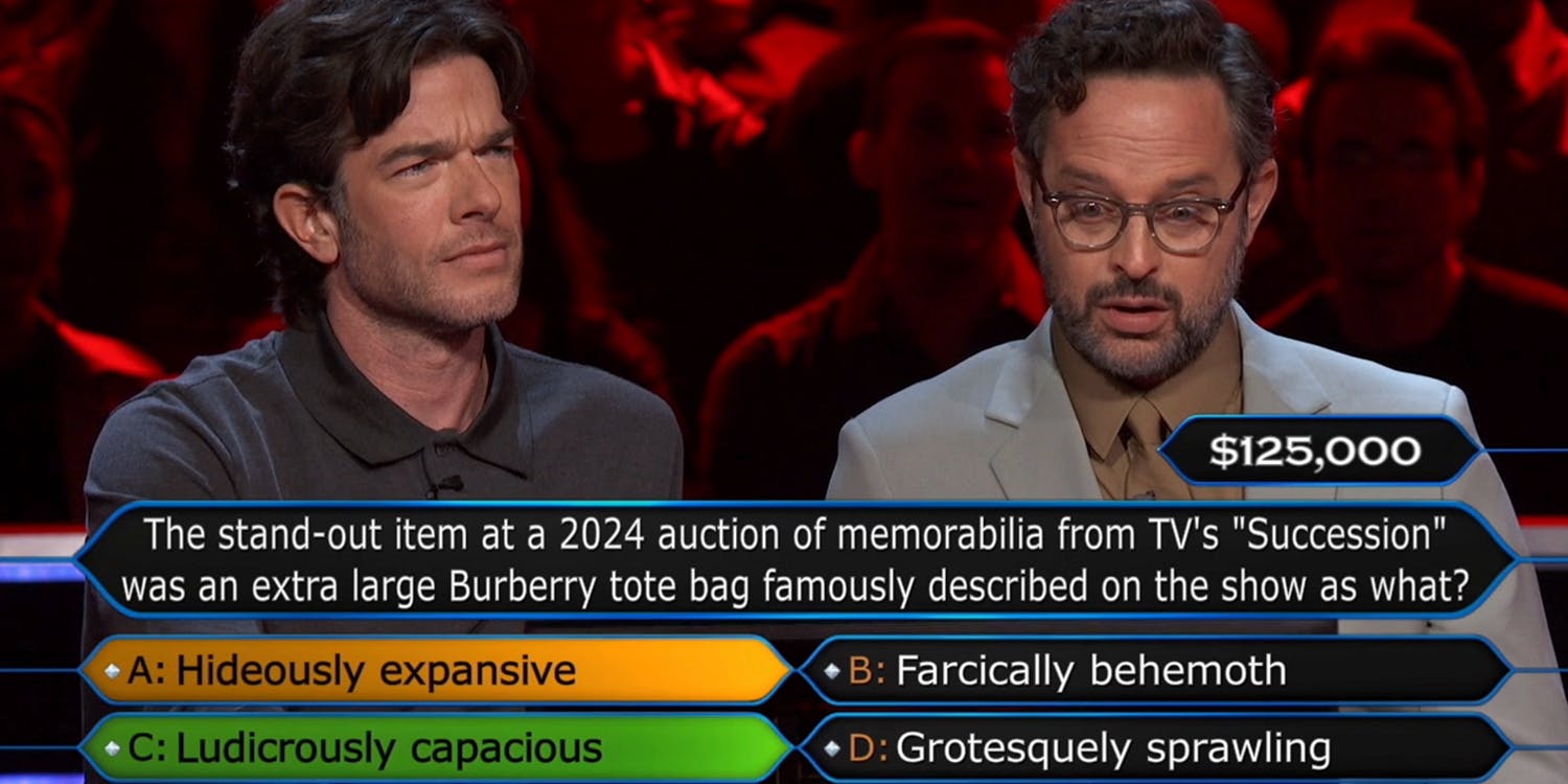 john mulaney nick kroll succession who wants to be a millionaire
