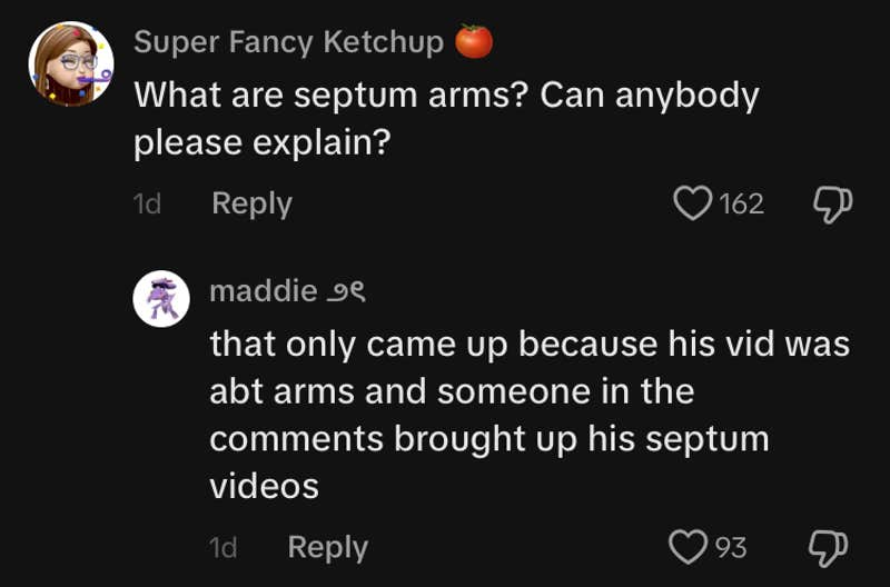 What Is The 'Septum Arms' Trend Taking Over TikTok?