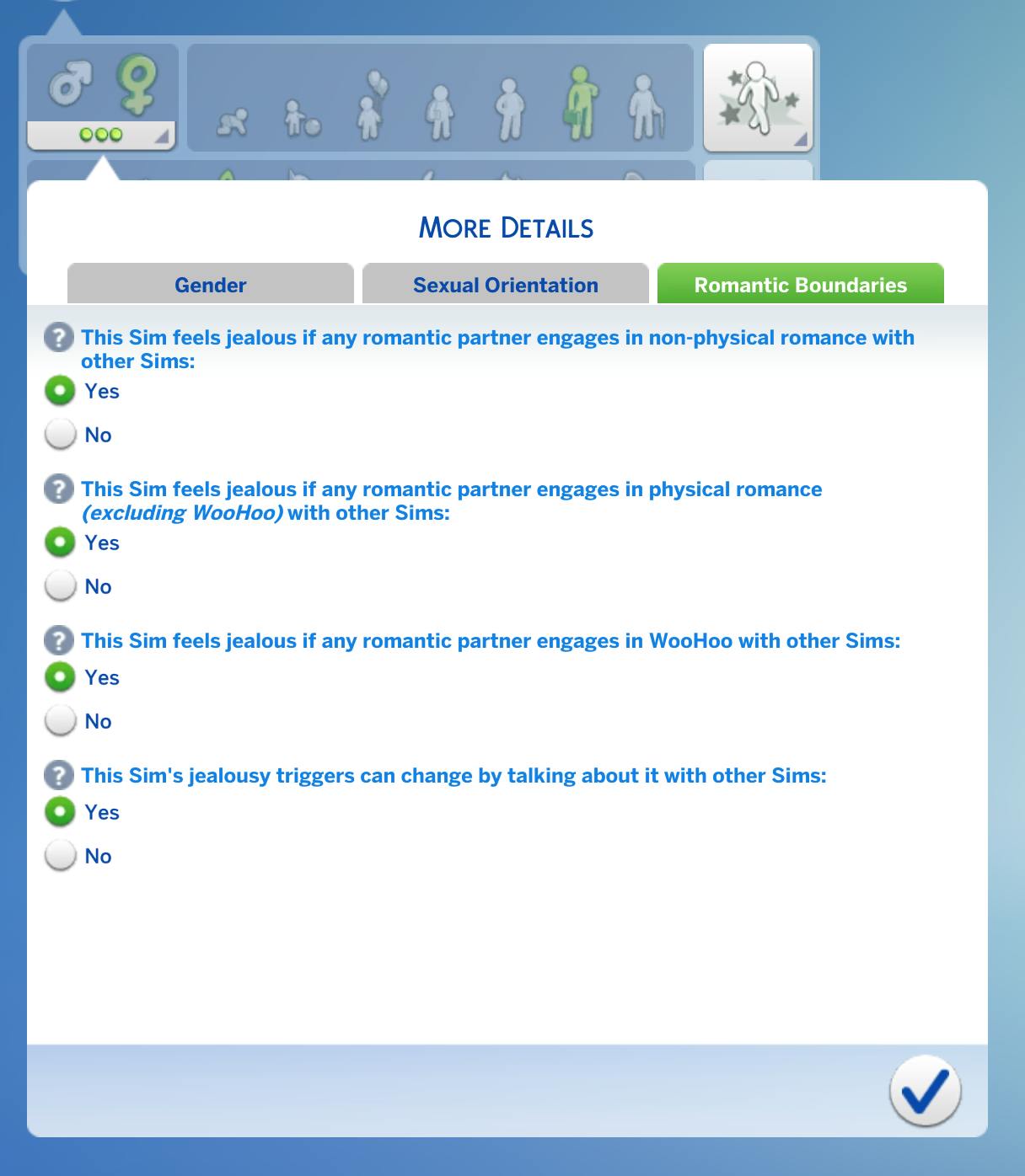 sims 4 create a sim polyamory preferences