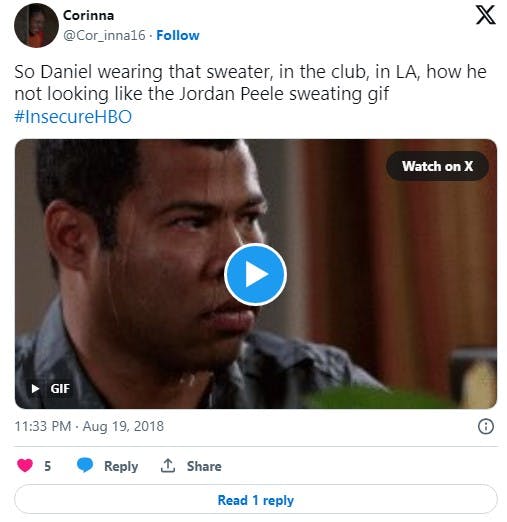 The Jordan Peele Sweating Meme Is For Life's Angsty Moments