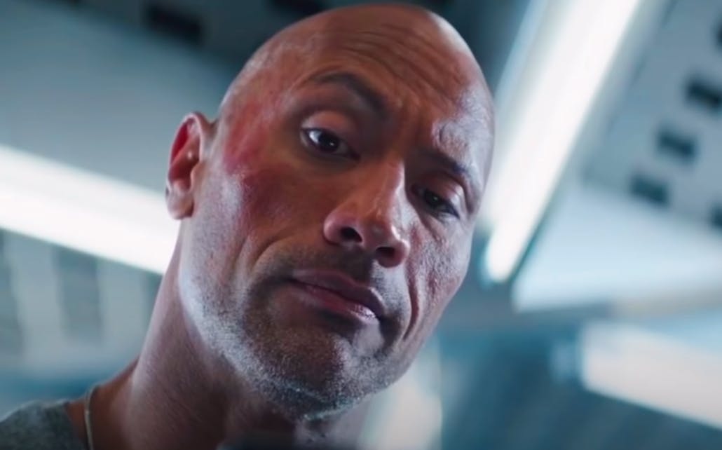 the rock eyebrow raise meme screenshot