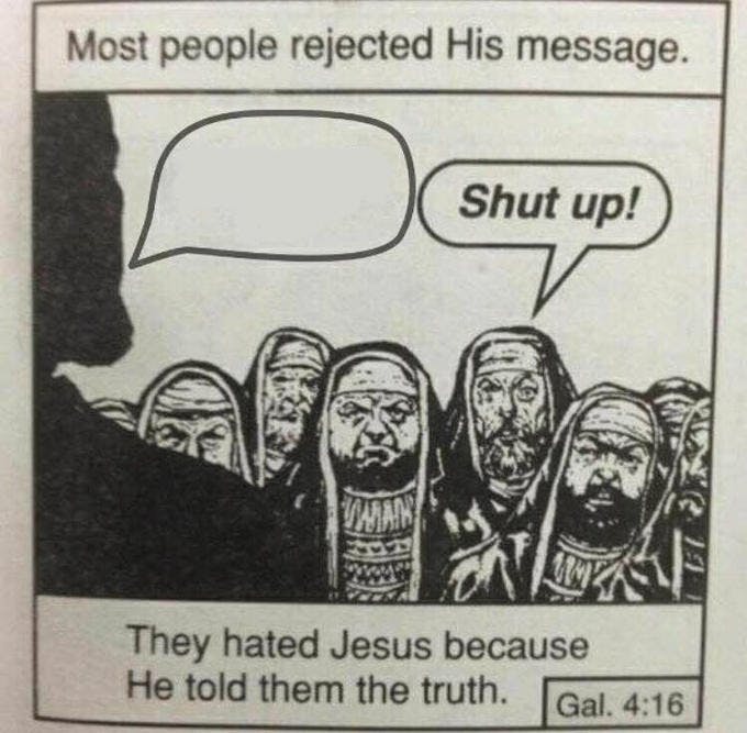They Hated Jesus Meme