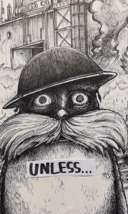 lorax thousand yard stare