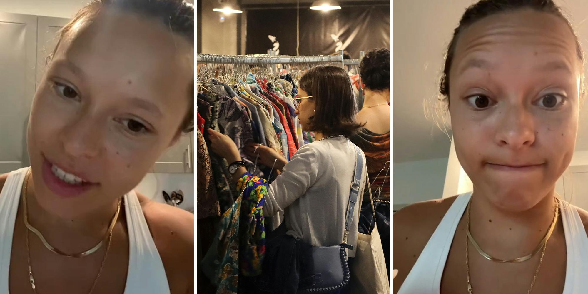 Woman reveals why you should always wash your thrifted clothes before wearing them