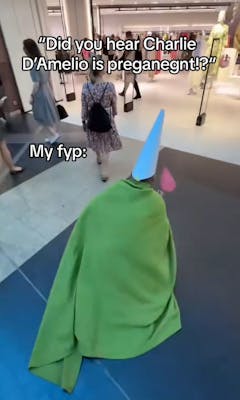 screenshot of the tiny green mall wizard aka crawly