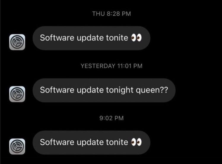 tonight queen meme for a software update