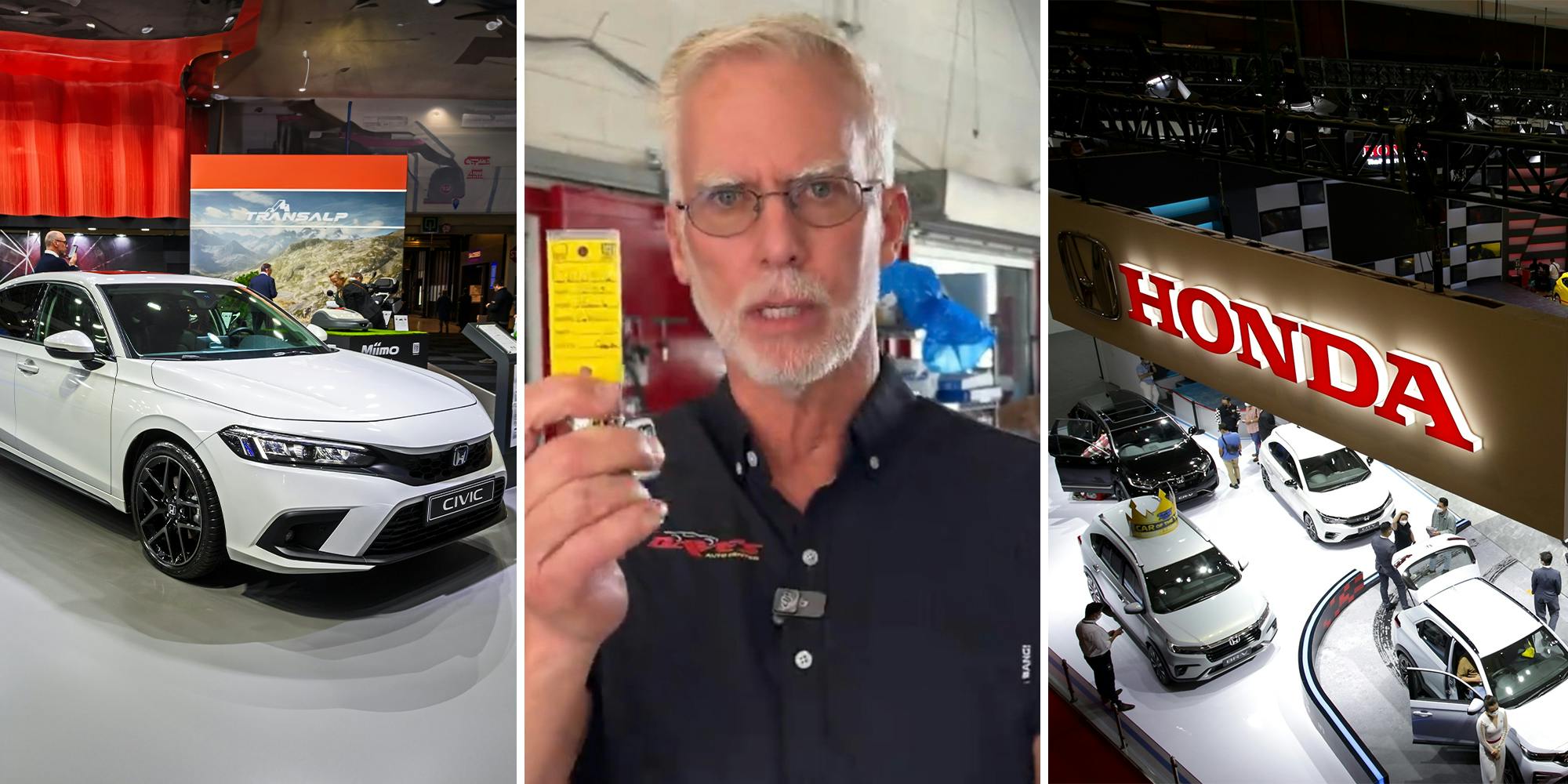 Man buys used 2023 Honda Civic and brings it to mechanic for final inspection