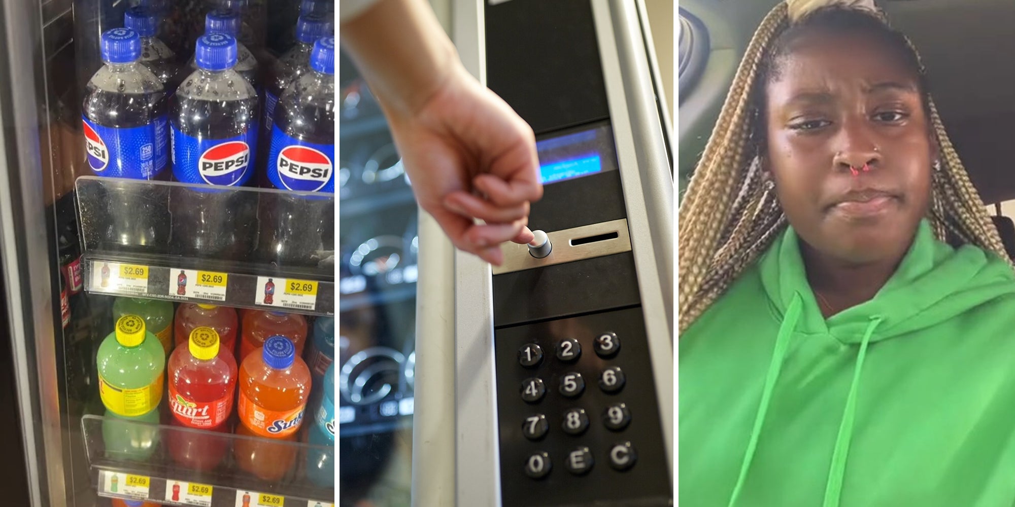 Woman buys Pepsi in gas station’s vending machine for $2.69