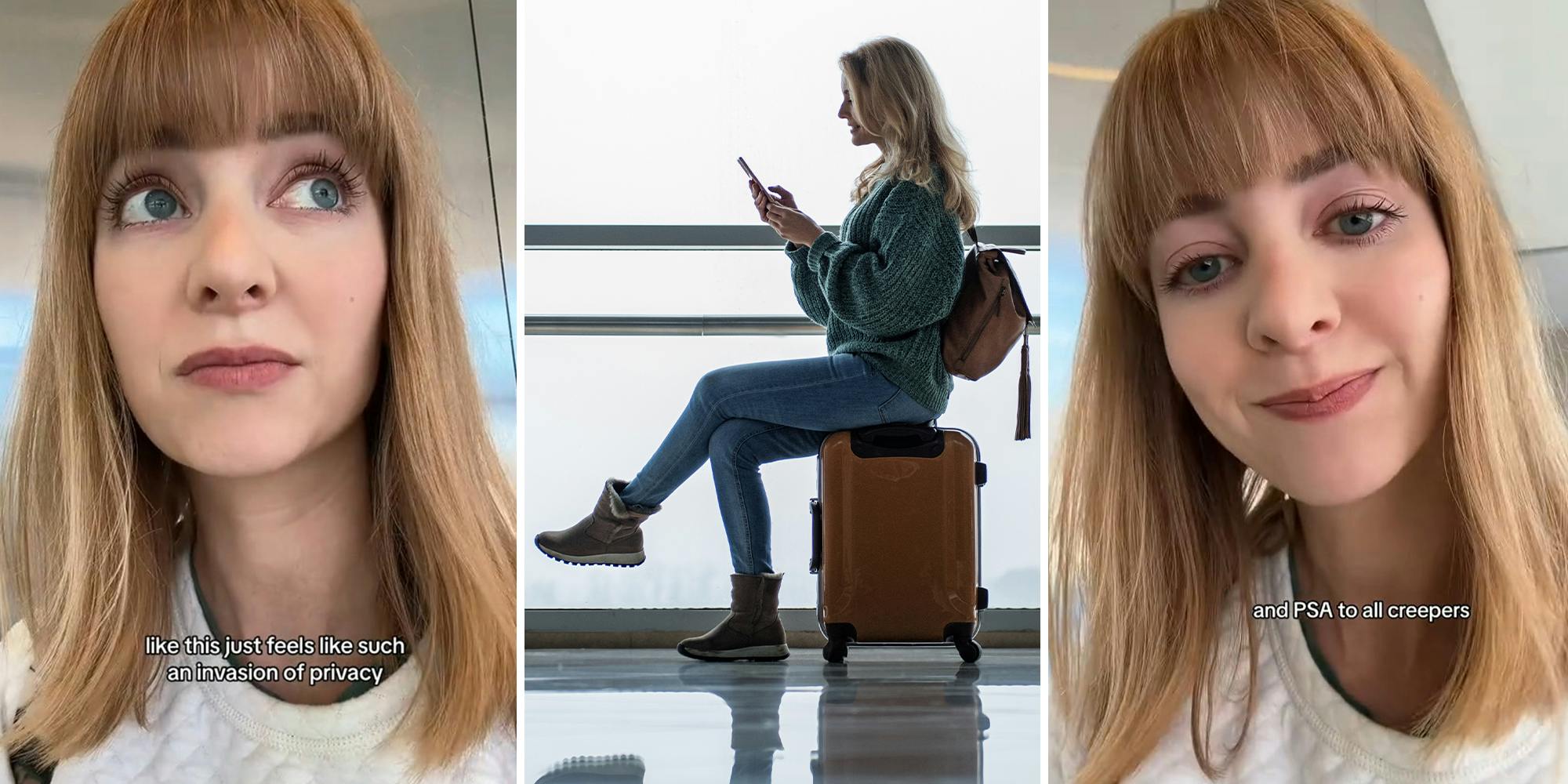 Woman receives shocking message while waiting for her flight