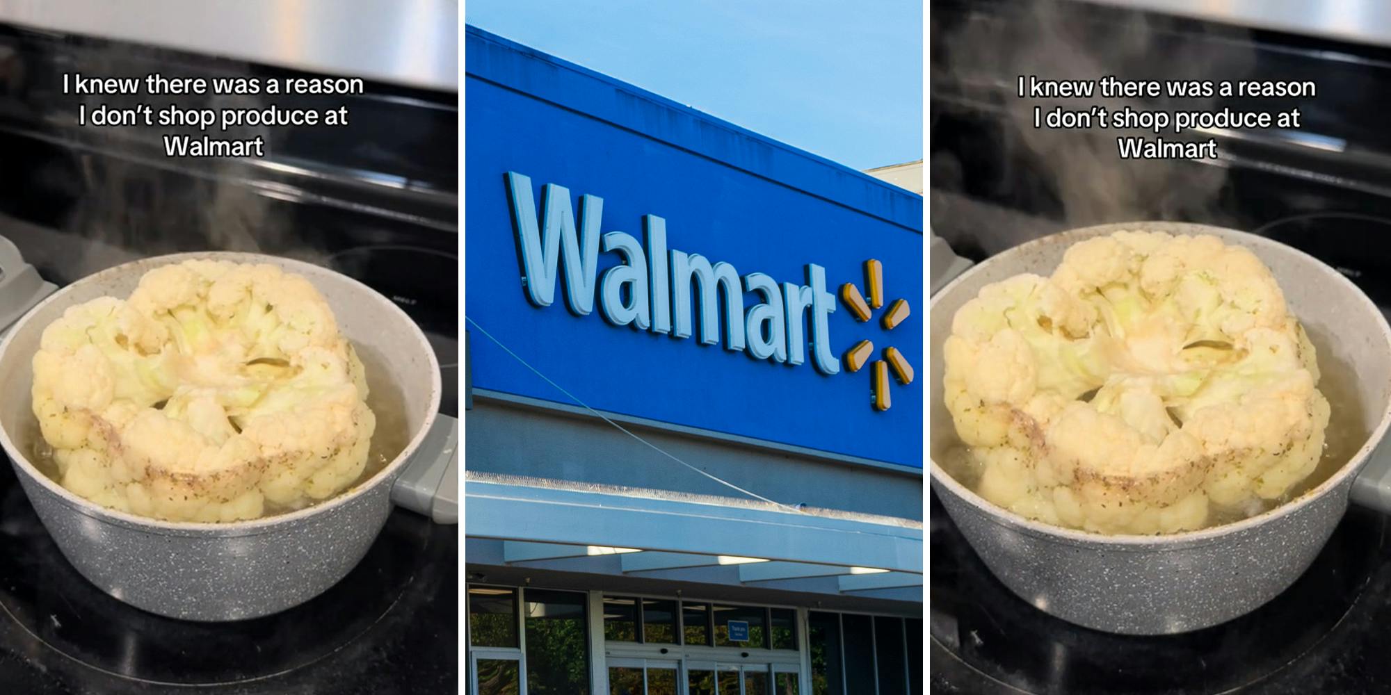 Shopper finds something unusual on her cauliflower from Walmart