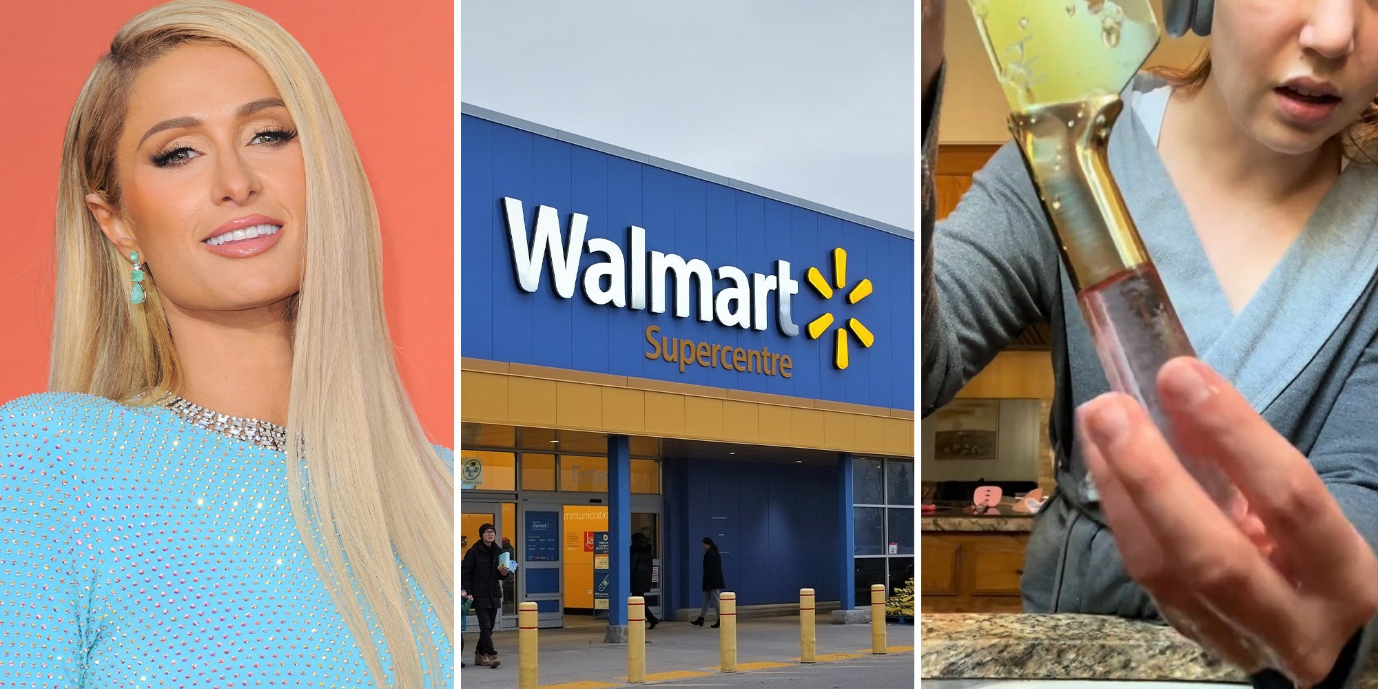 Walmart shopper buys Paris Hilton's new kitchen collection. She notices something strange about the cutlery