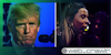 Donald Trump next to the Hawk Tuah girl. The Daily Dot newsletter web_crawlr logo is in the bottom right corner.