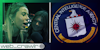 The Hawk Tuah girl meme next to a CIA insignia. The Daily Dot newsletter web_crawlr logo is in the bottom left corner.