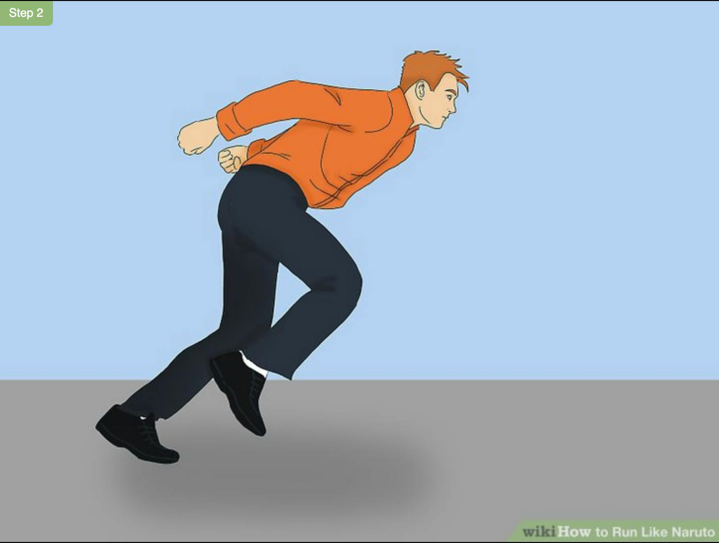 WikiHow image on how to Naruto Run