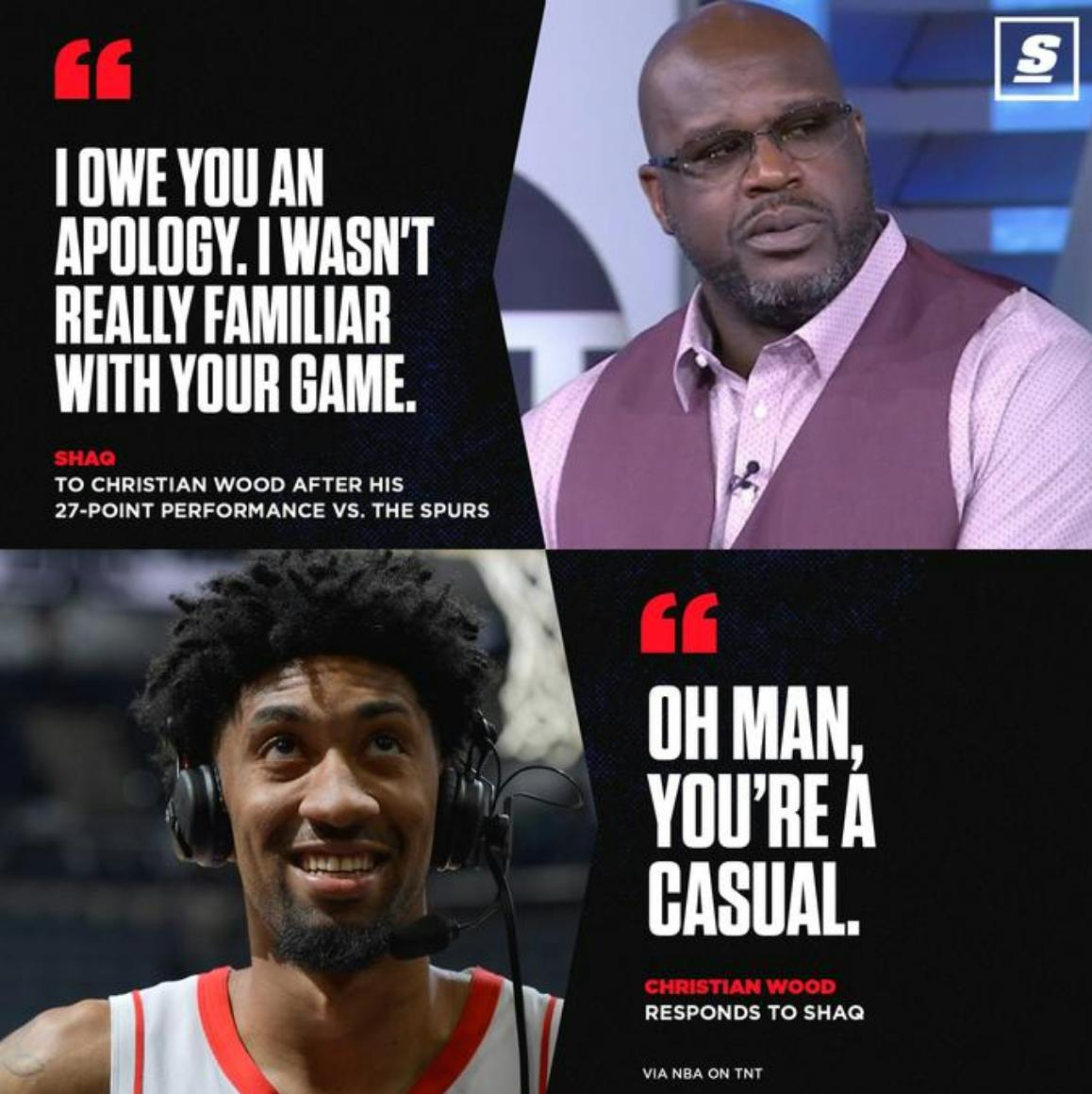 I wasn't familiar with your game shaq original post by @thescore on Instagram