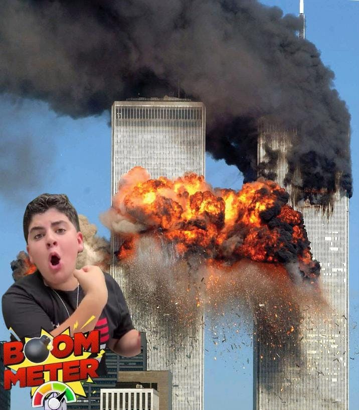 Boom meter 9-11 meme posted by DildoGaggins89