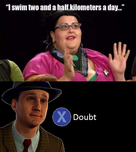 Press X to doubt meme as seen on Reddit via MemeEconomy