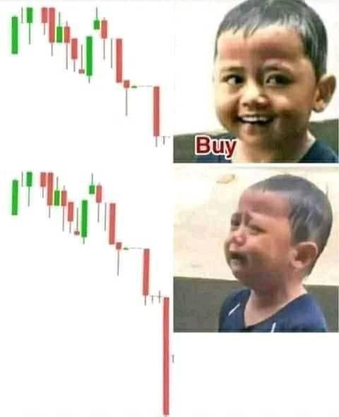 Buy the dip meme posted on Twitter by DradeBelmont