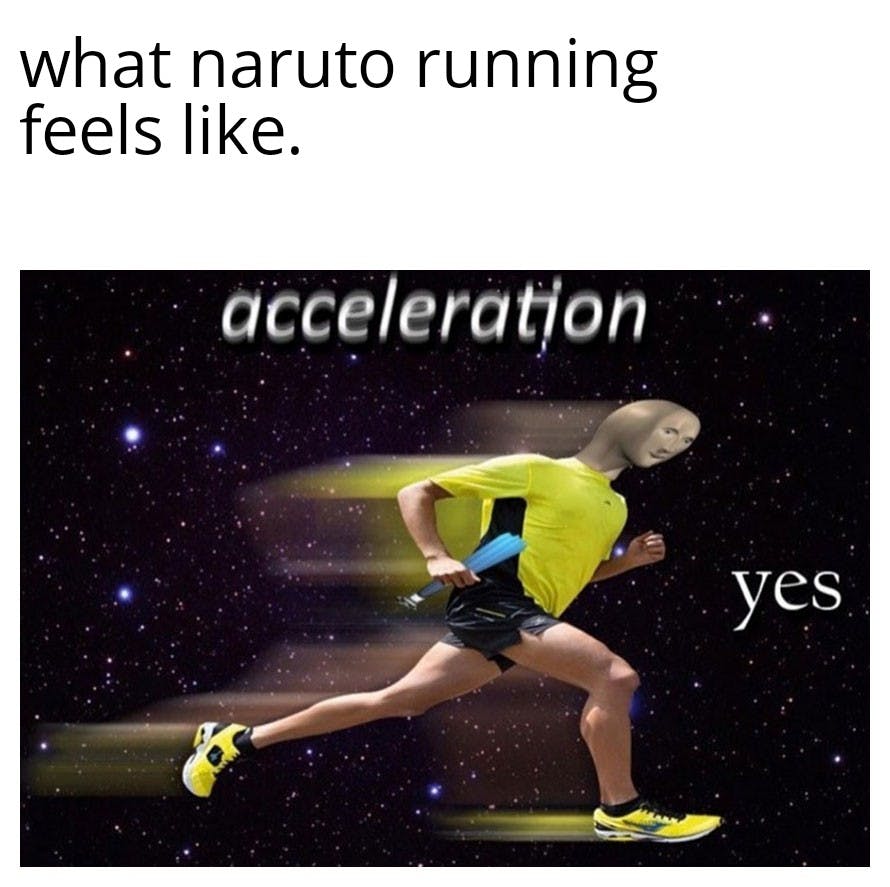 Naruto Run meme as posted on reddit by dankoraptor