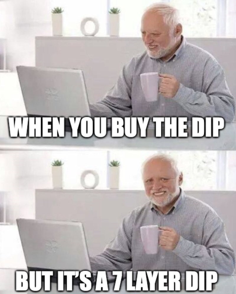 Buy the dip Twitter meme posted by EulerRodriguez7