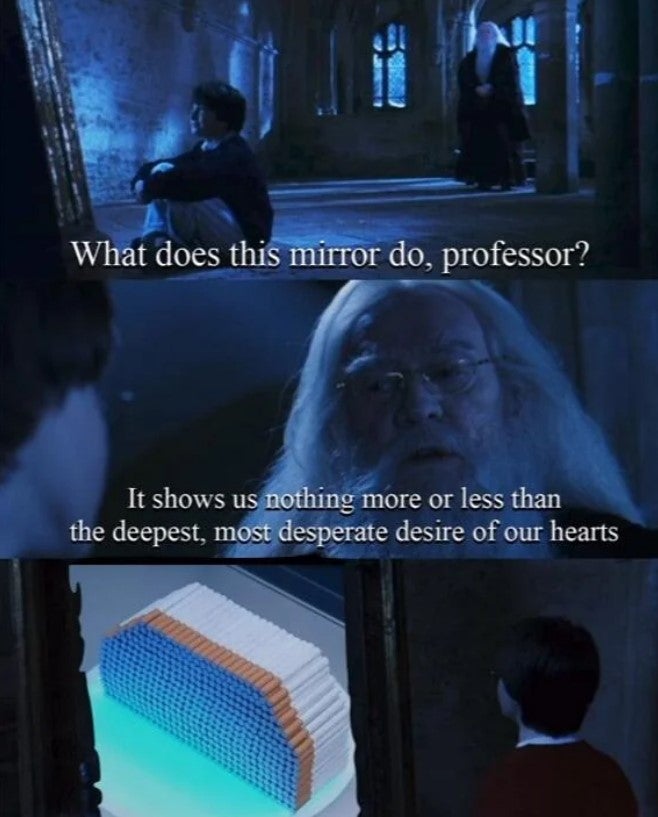 harry potter deepest desire 500 cigarettes meme