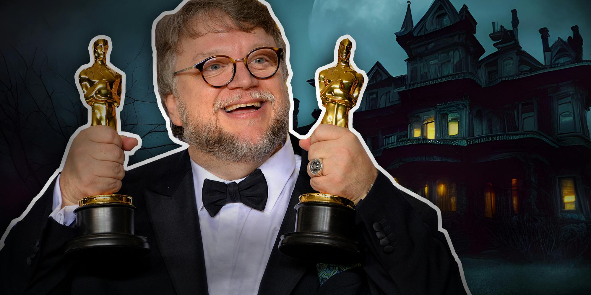 Why does Guillermo Del Toro live in a haunted hotel?