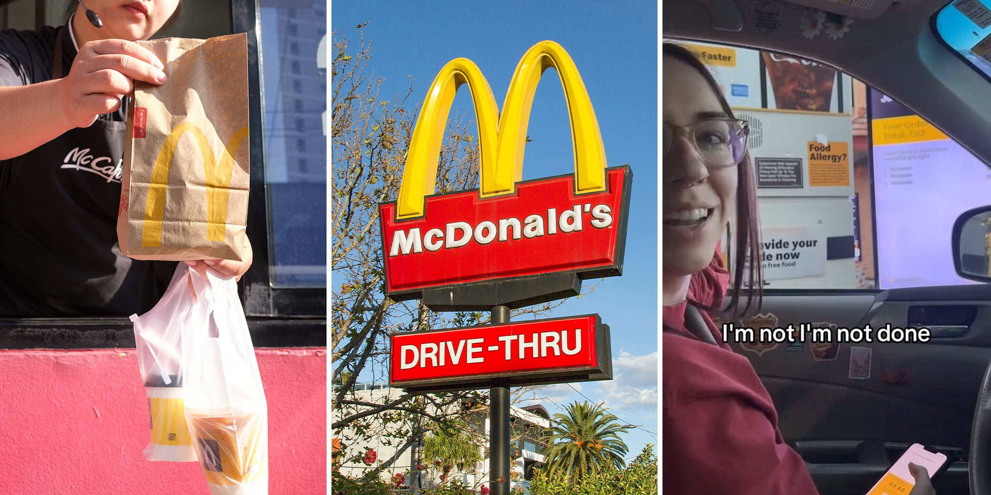 McDonald's customer tries placing order at drive-thru. The AI machine won’t let her