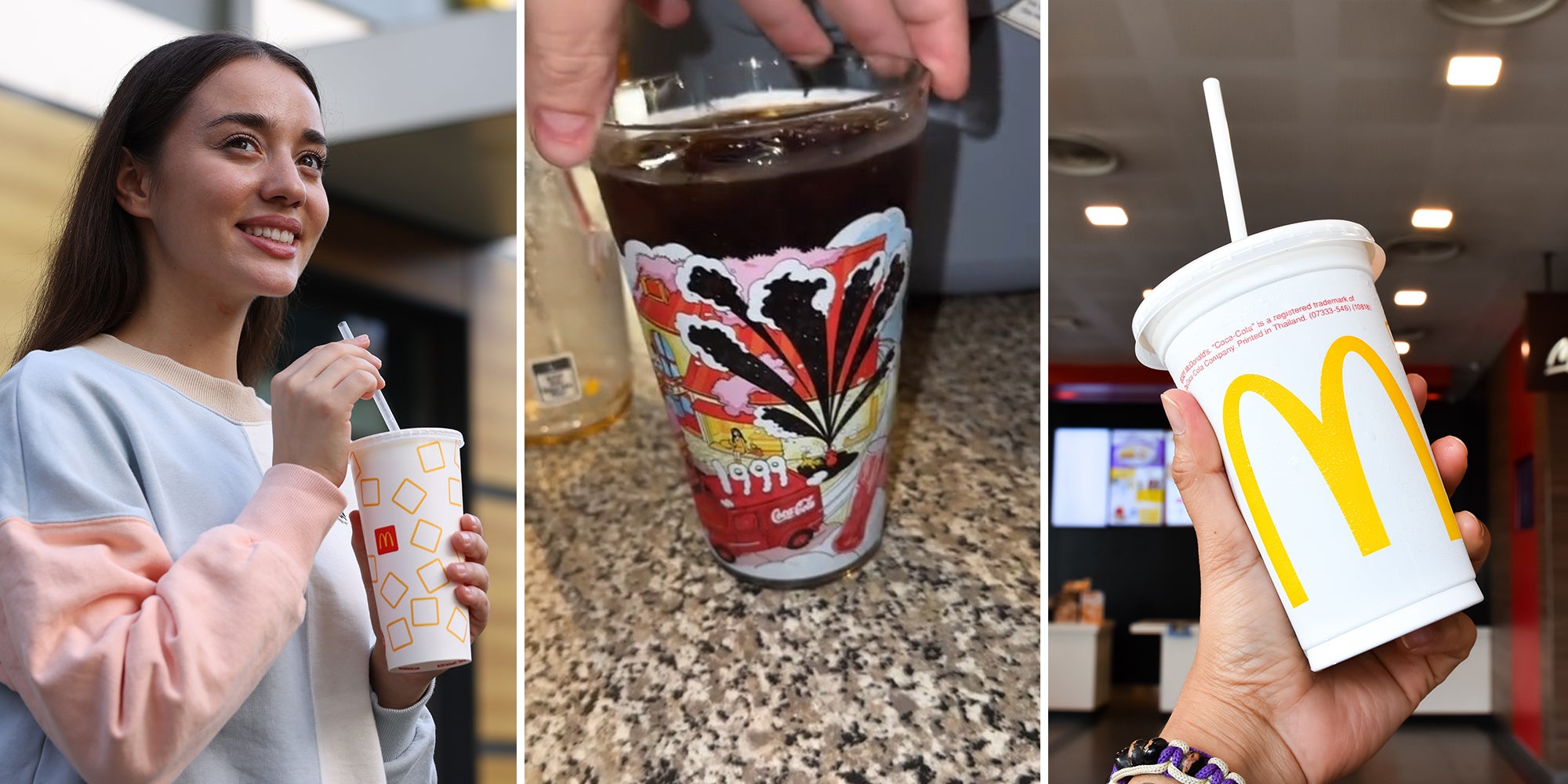 McDonald’s customer buys collectible cup. Then she learns something unexpected