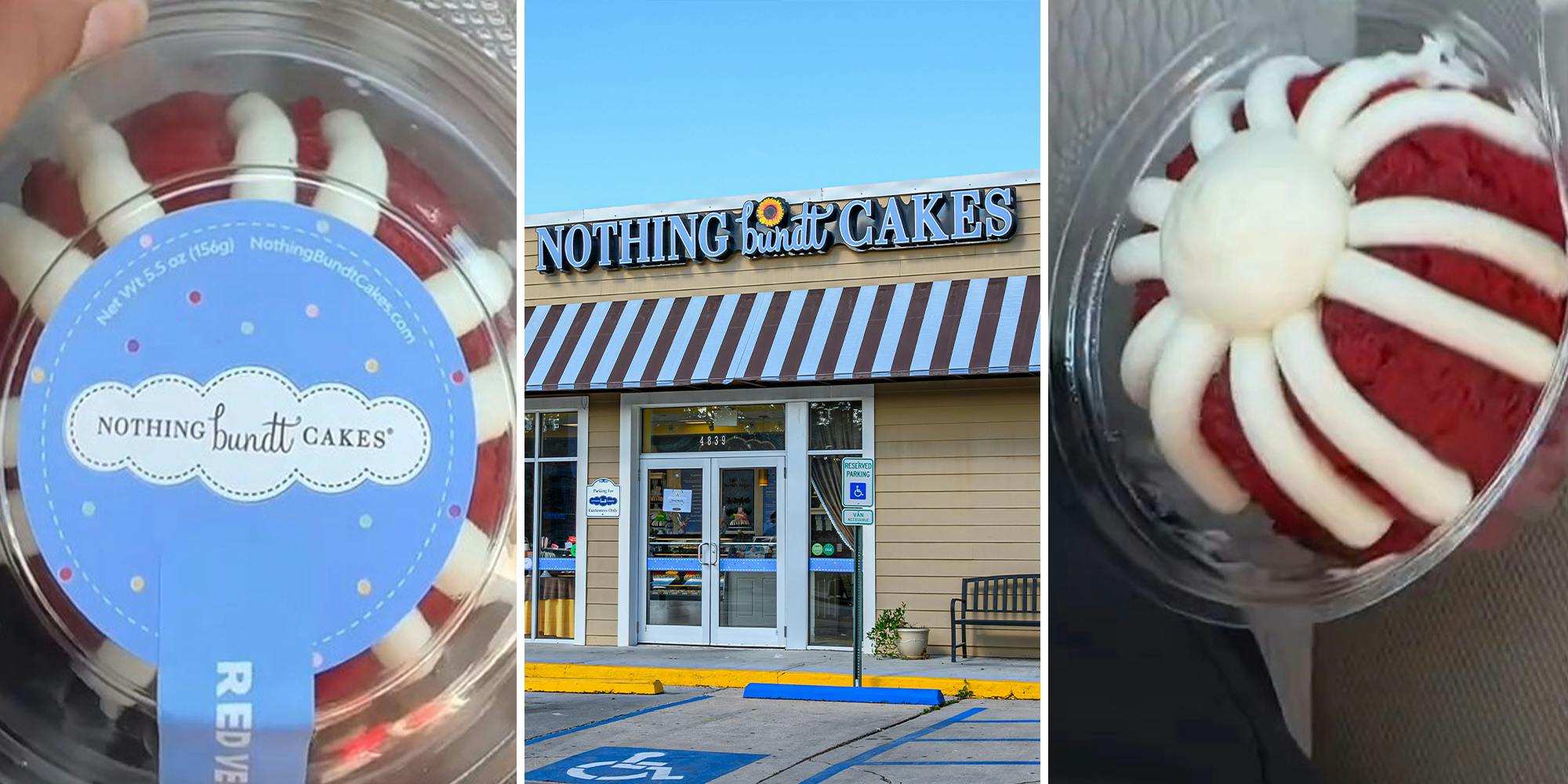 Woman wants to eat her red velvet Nothing Bundt Cakes in the car