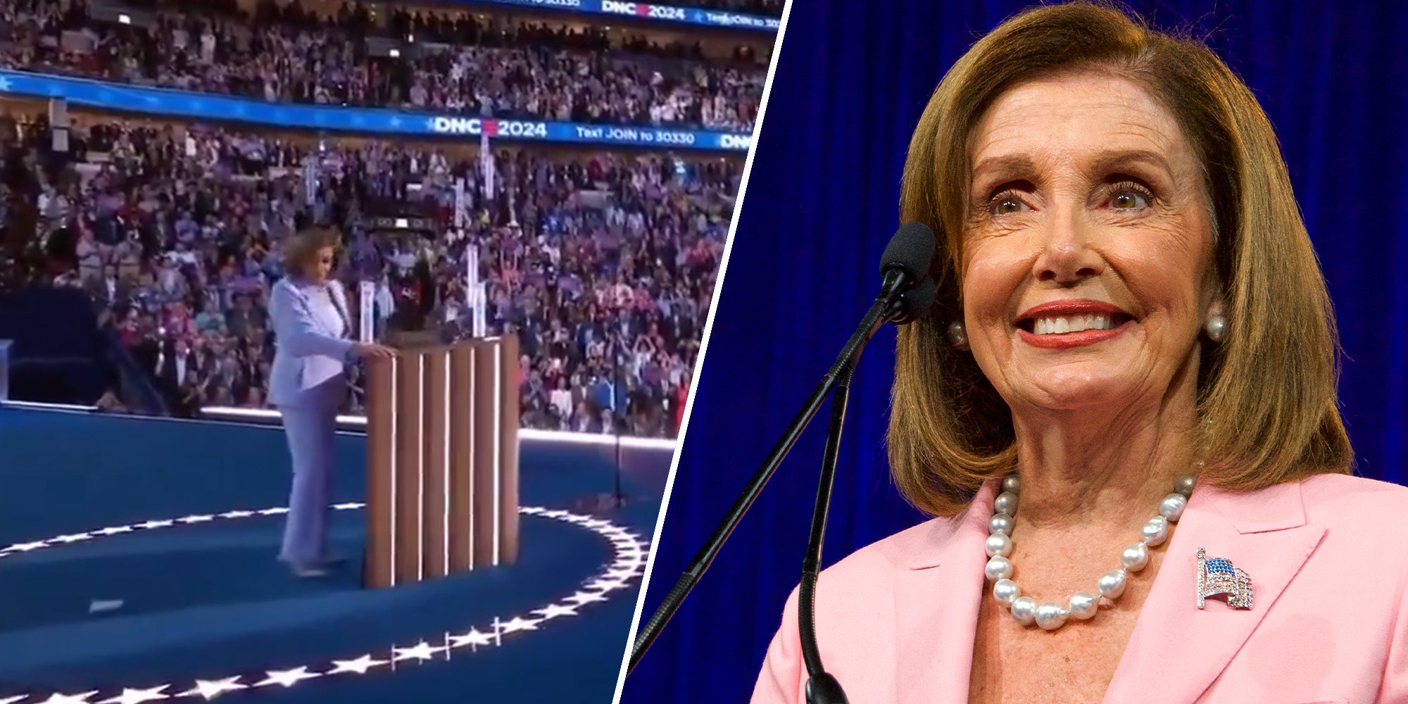 What fell out of Pelosi's pants at the DNC?