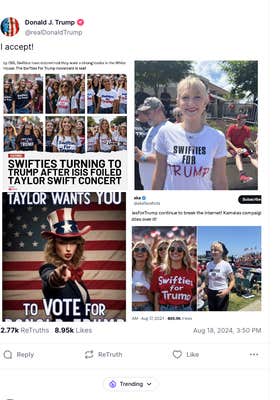swifties for trump