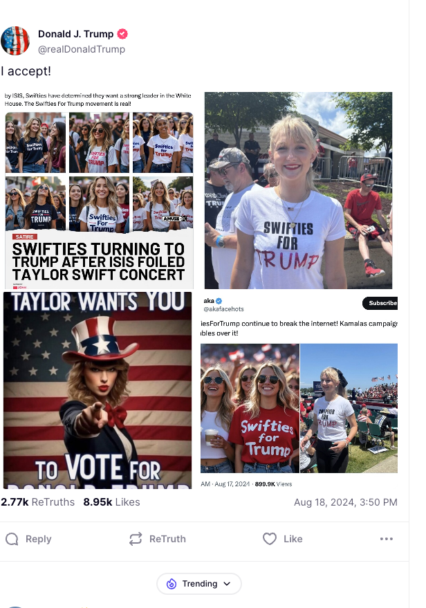 swifties for trump