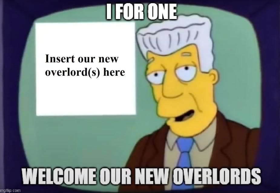 Simpsons memes I for one welcome our new overlords