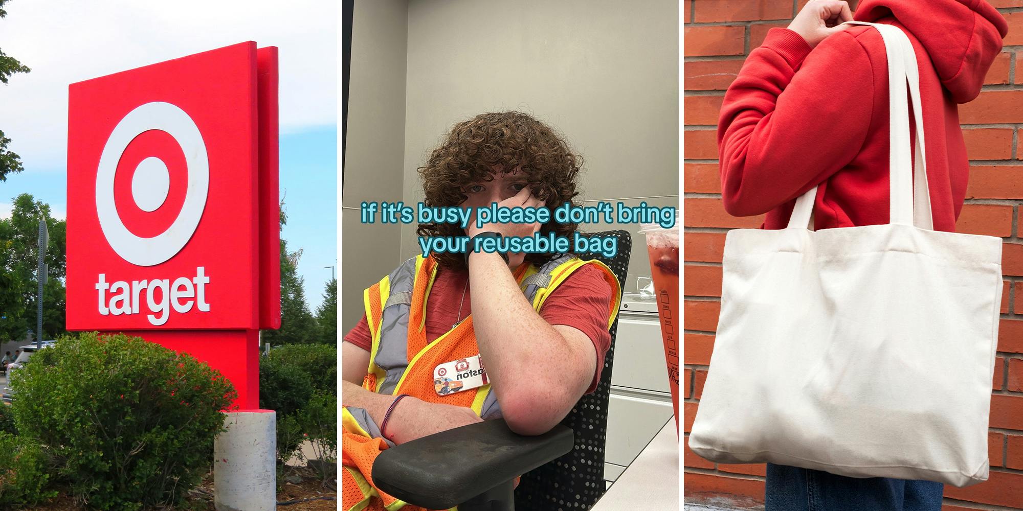 Target worker slams customers who bring their own reusable bags