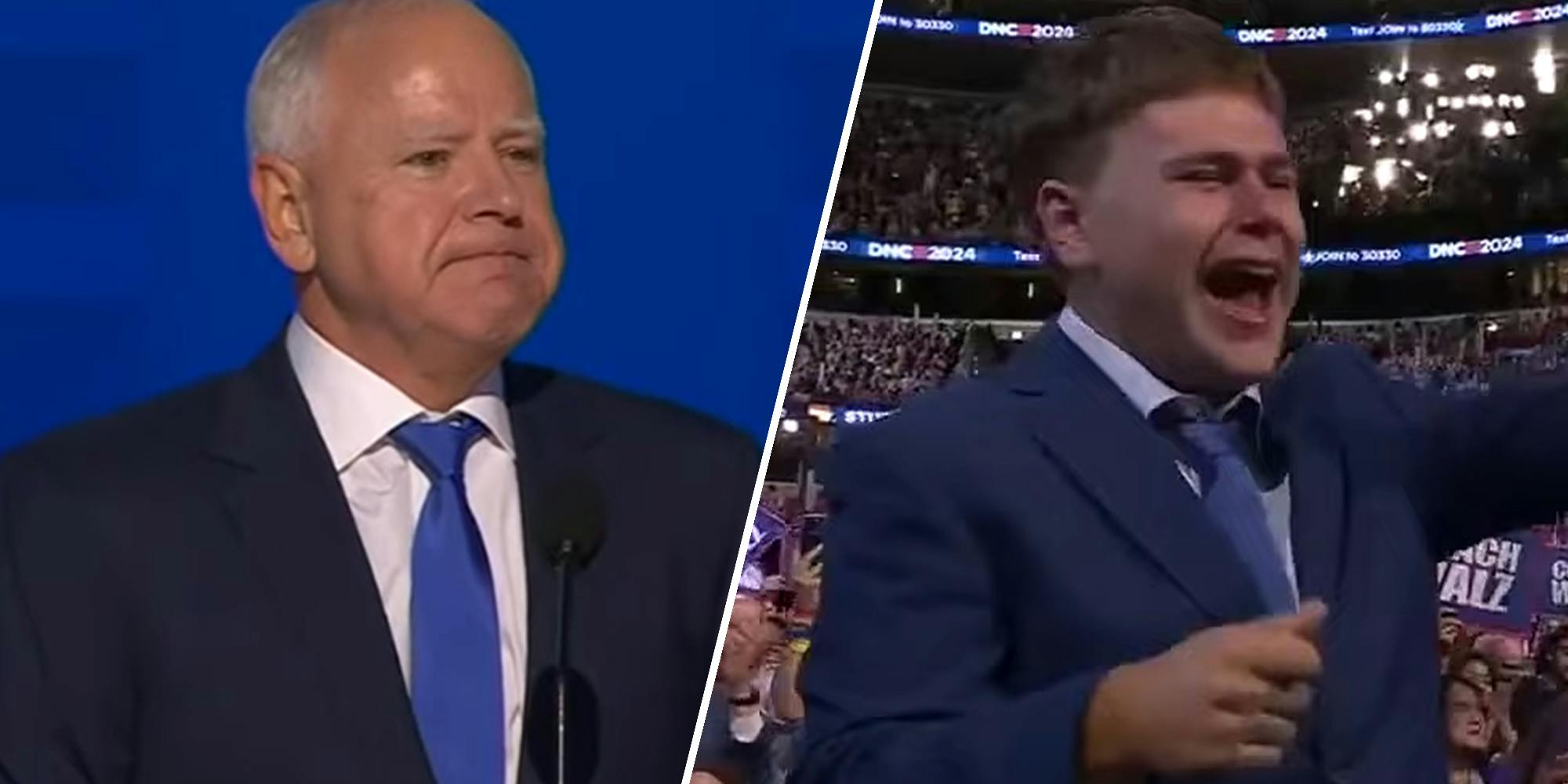 Tim Walz's son stole the show a the DNC