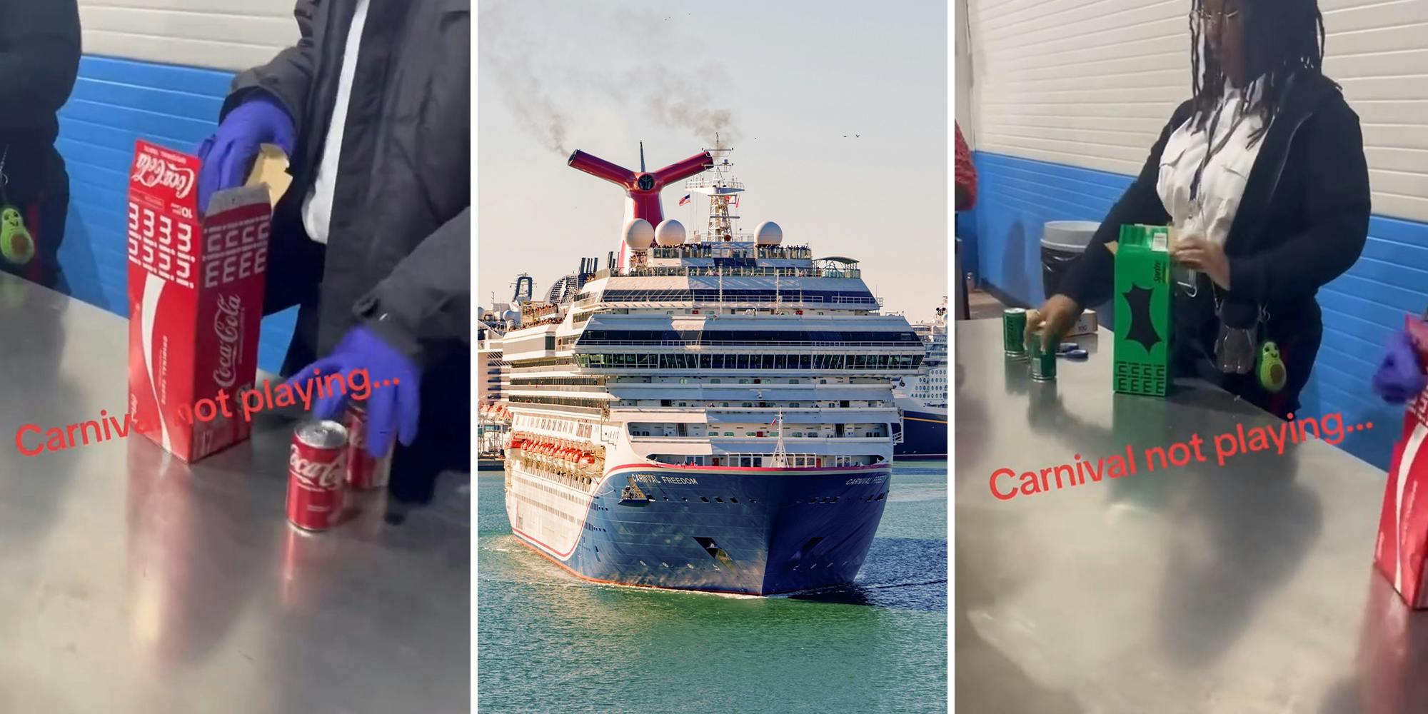 ‘Carnival not playing’: Viewers think Carnival Cruise caught on after sneaking-in-alcohol hack went viral