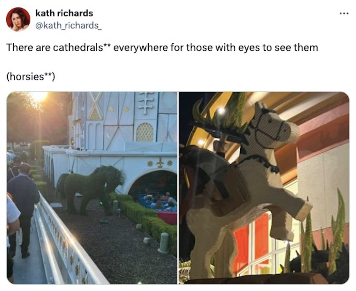 Cathedrals Everywhere For those With Eyes to See Meme