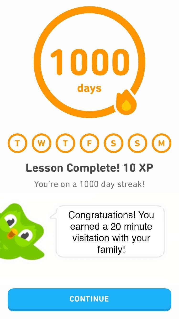 duolingo family visitation meme