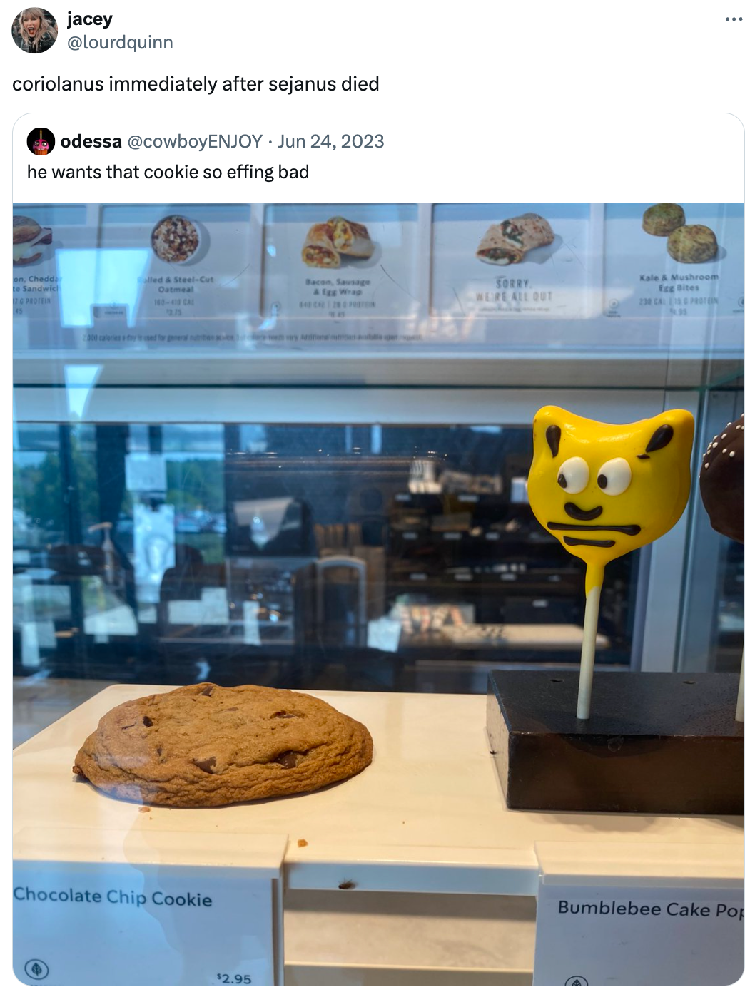 He Wants That Cookie So Effing Bad: A Starbucks Meme