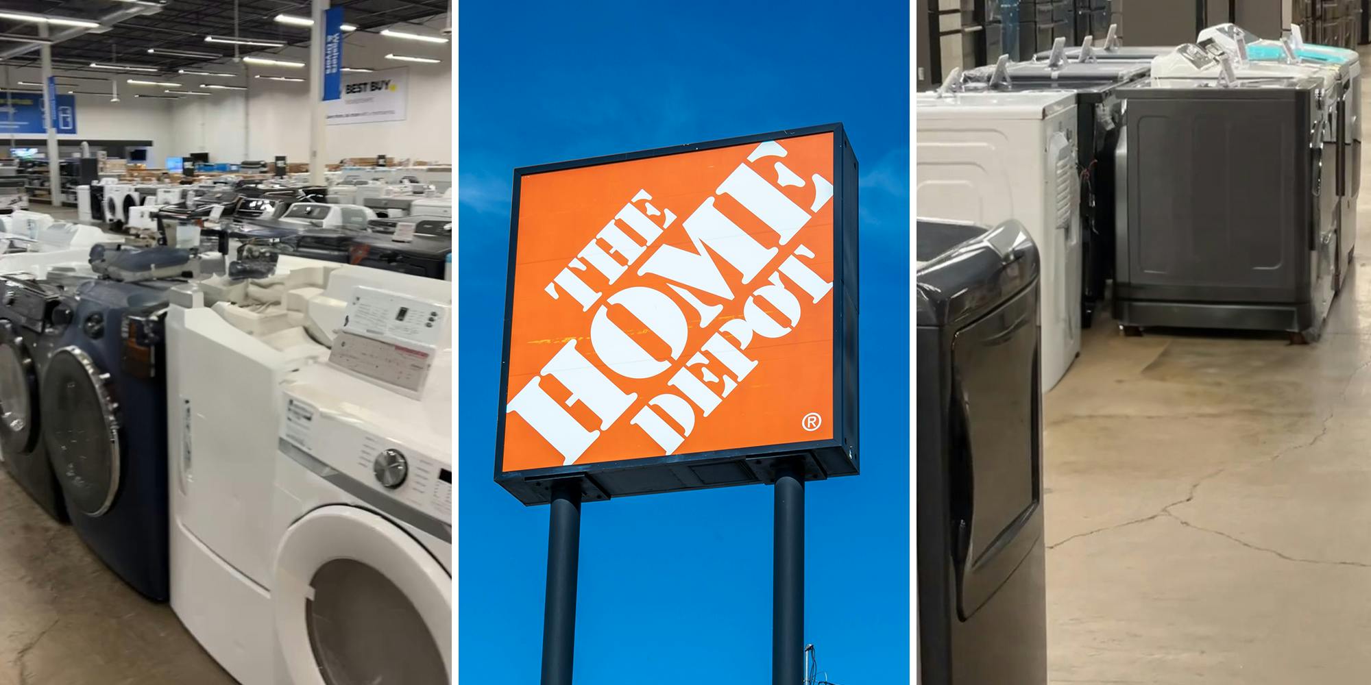 ‘Customers don’t know what they have in their home’: Woman tells people to stop buying this type of dryer after seeing all the open box returns at Home Depot