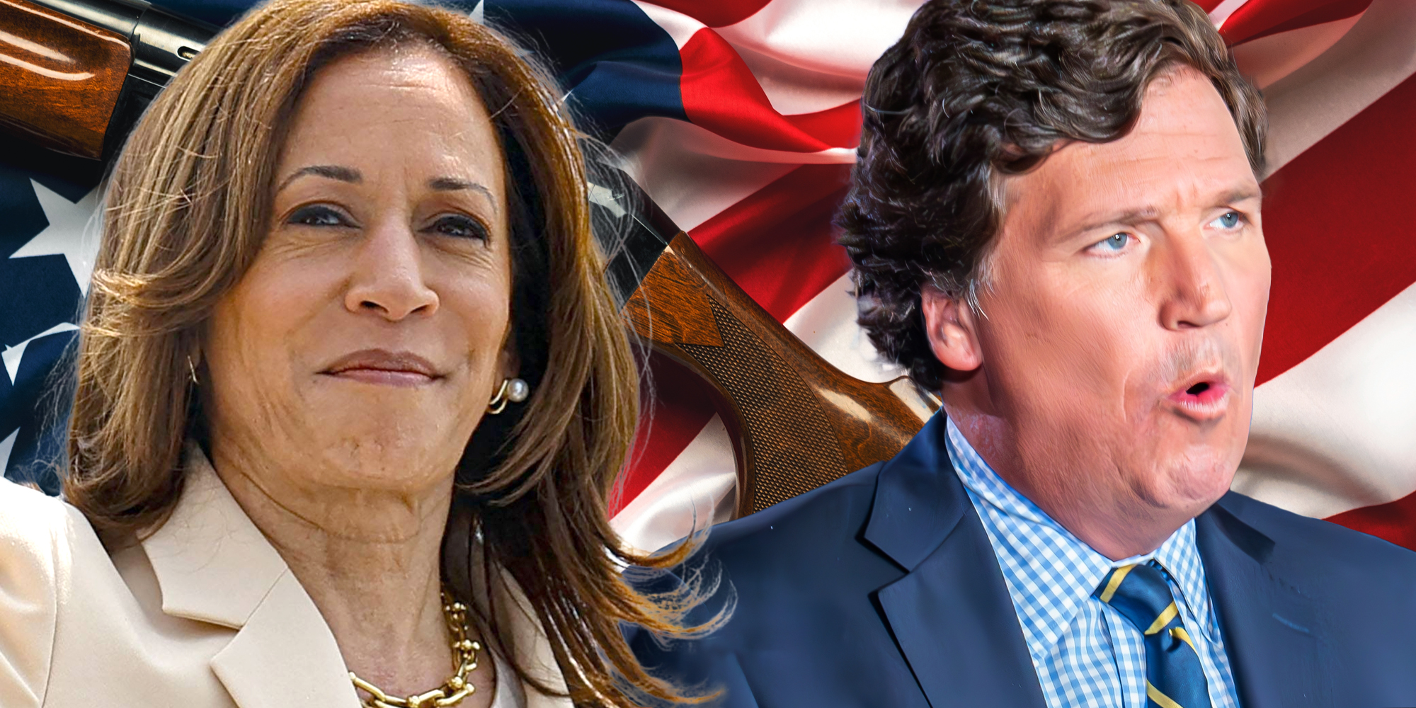 Kamala Harris Accused Of Framing Tucker Carlson With Letter