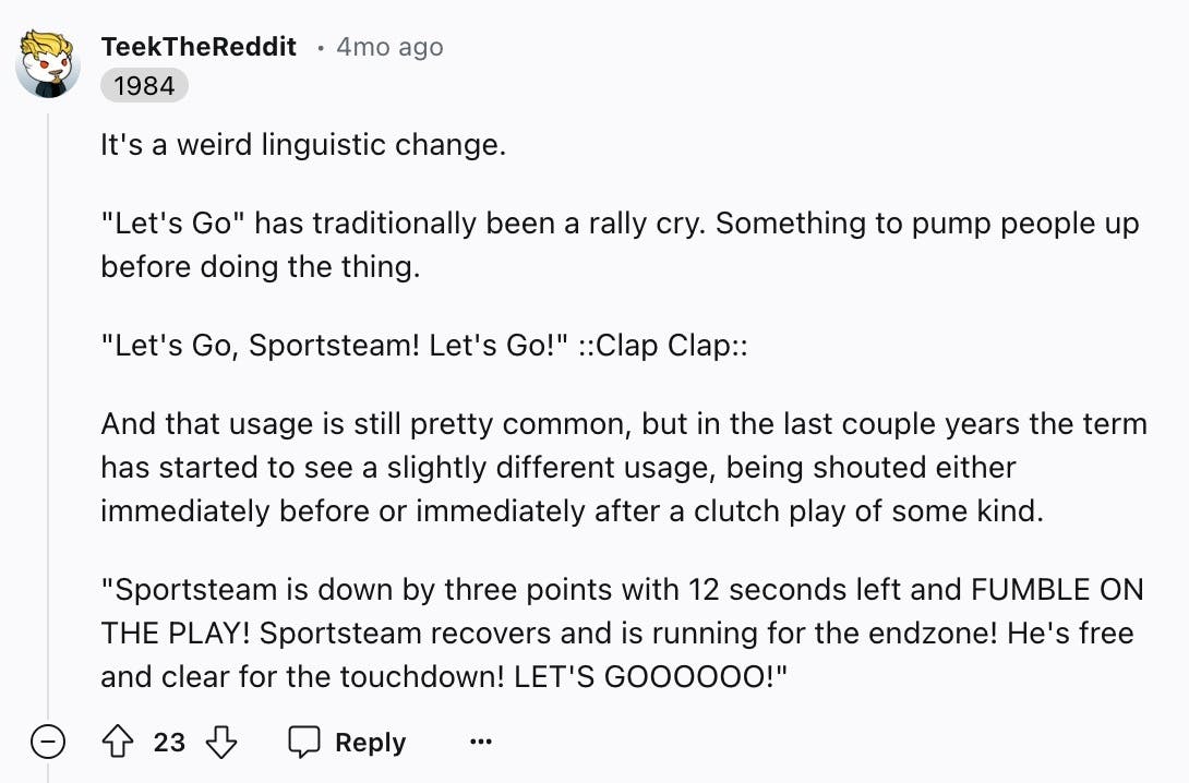 lets fucking go reddit sports