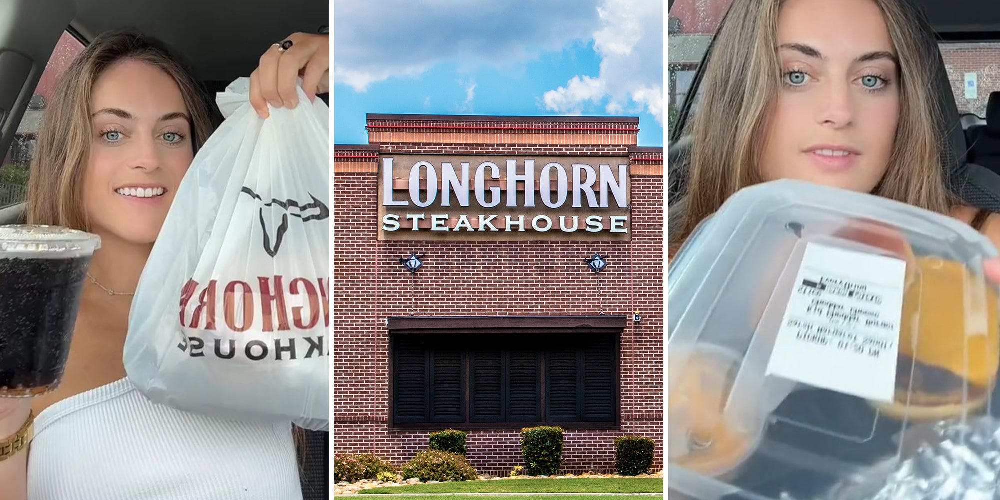 Woman gets whole meal from Longhorn Steakhouse for under $10