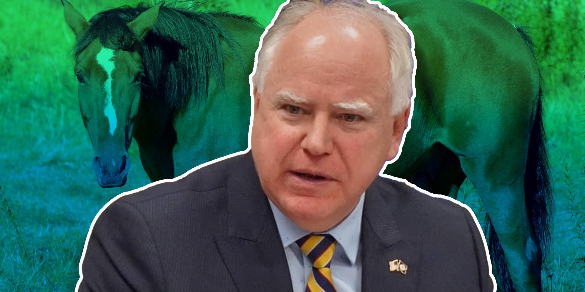 MAGA Counters Vance Couch Joke With Tim Walz Horse Claim