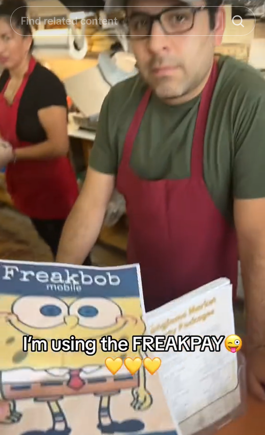 Mouse Pay meme showing someone using Freak Pay.