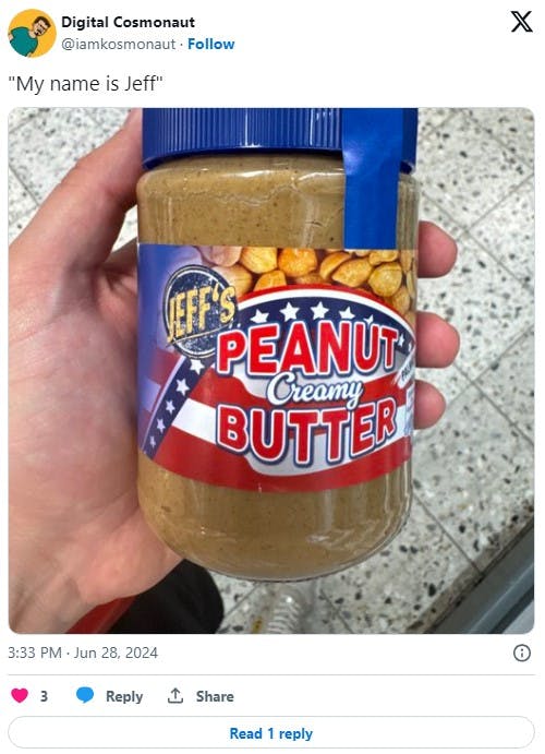 jeff peanut butter meme