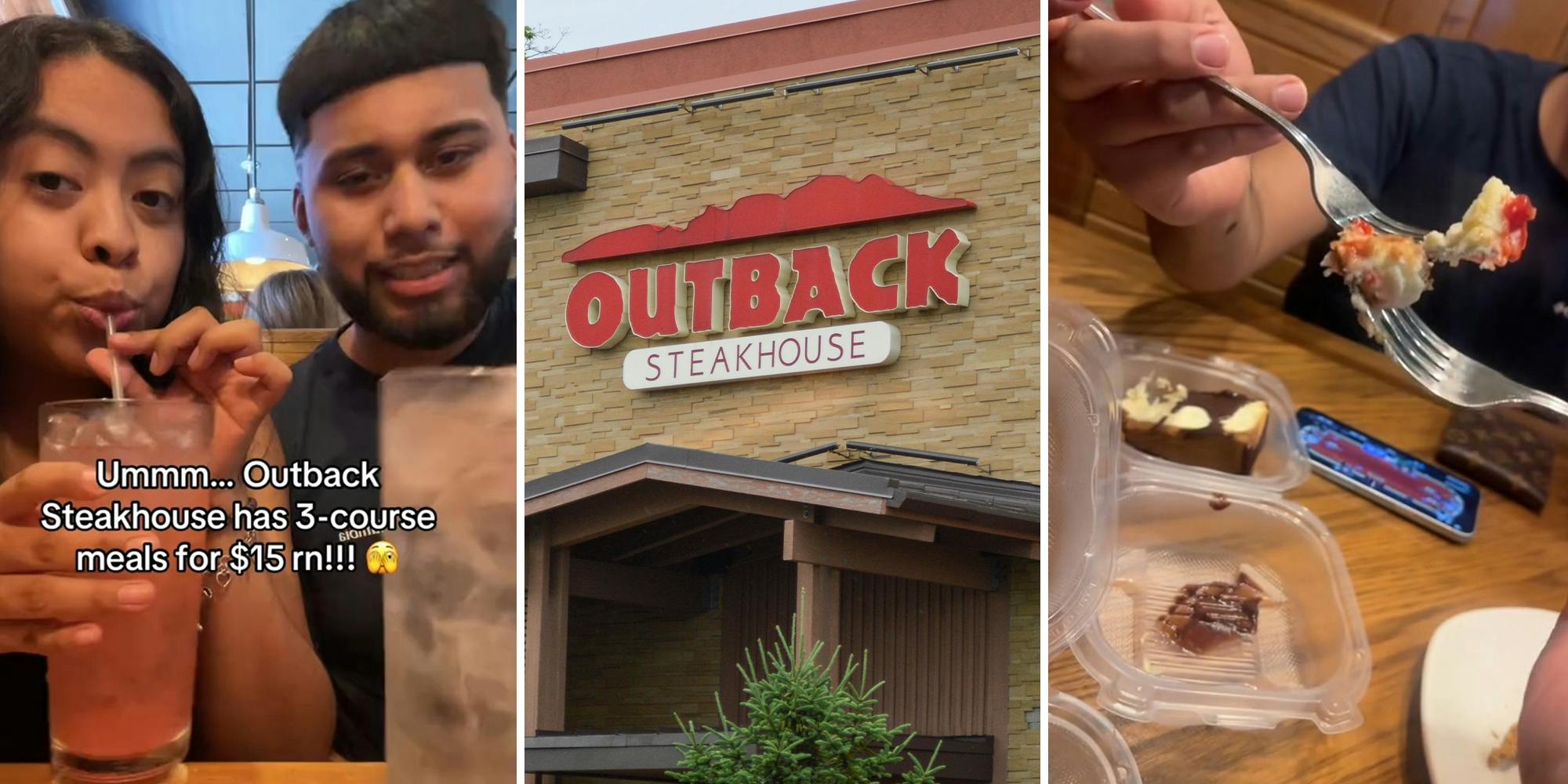 ‘Texas Roadhouse over Outback tbh’: Guests try Outback Steakhouse’s 3-course meal for $15. Is it worth it?