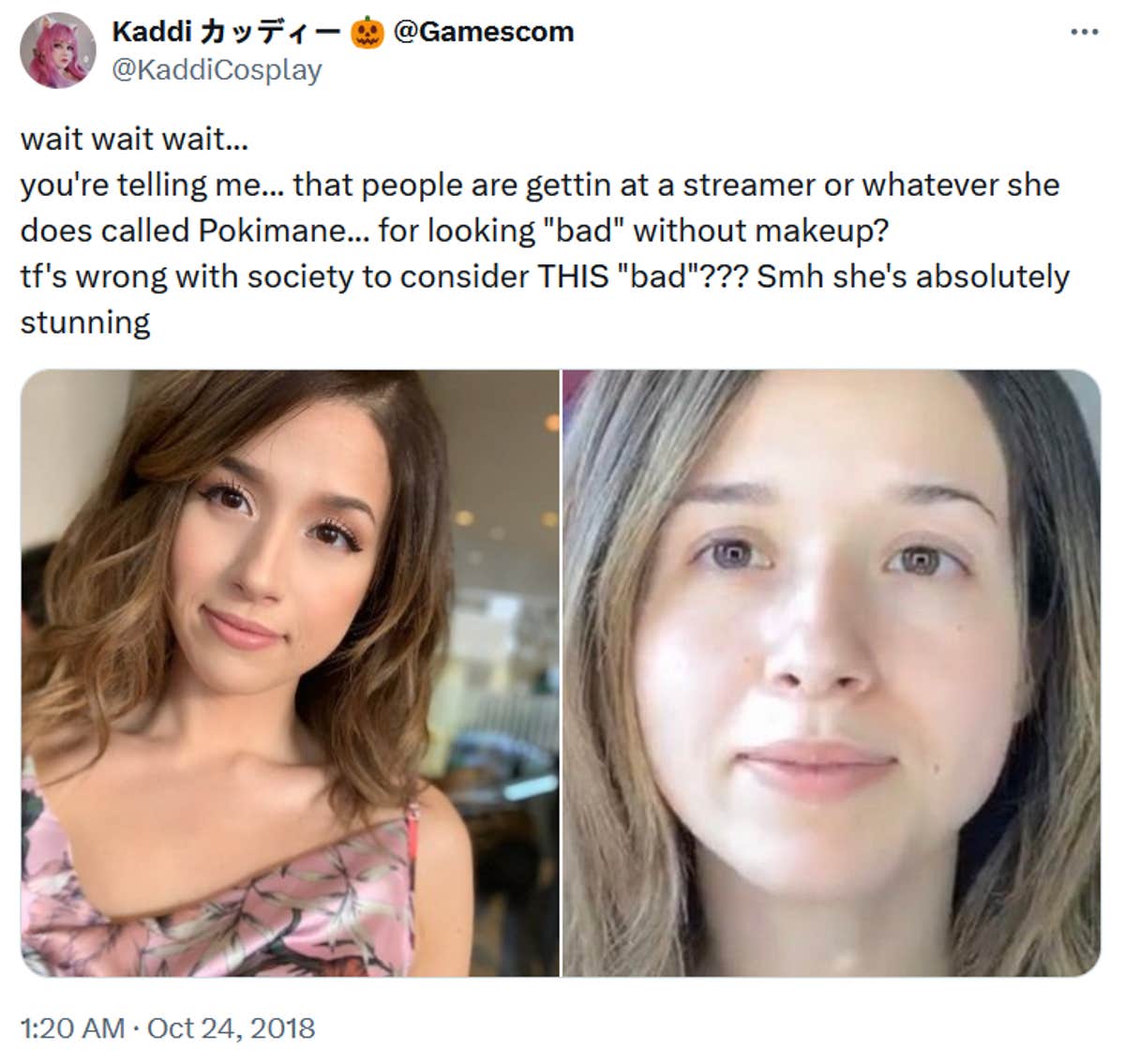 What Is The Pokimane No Makeup Controversy?