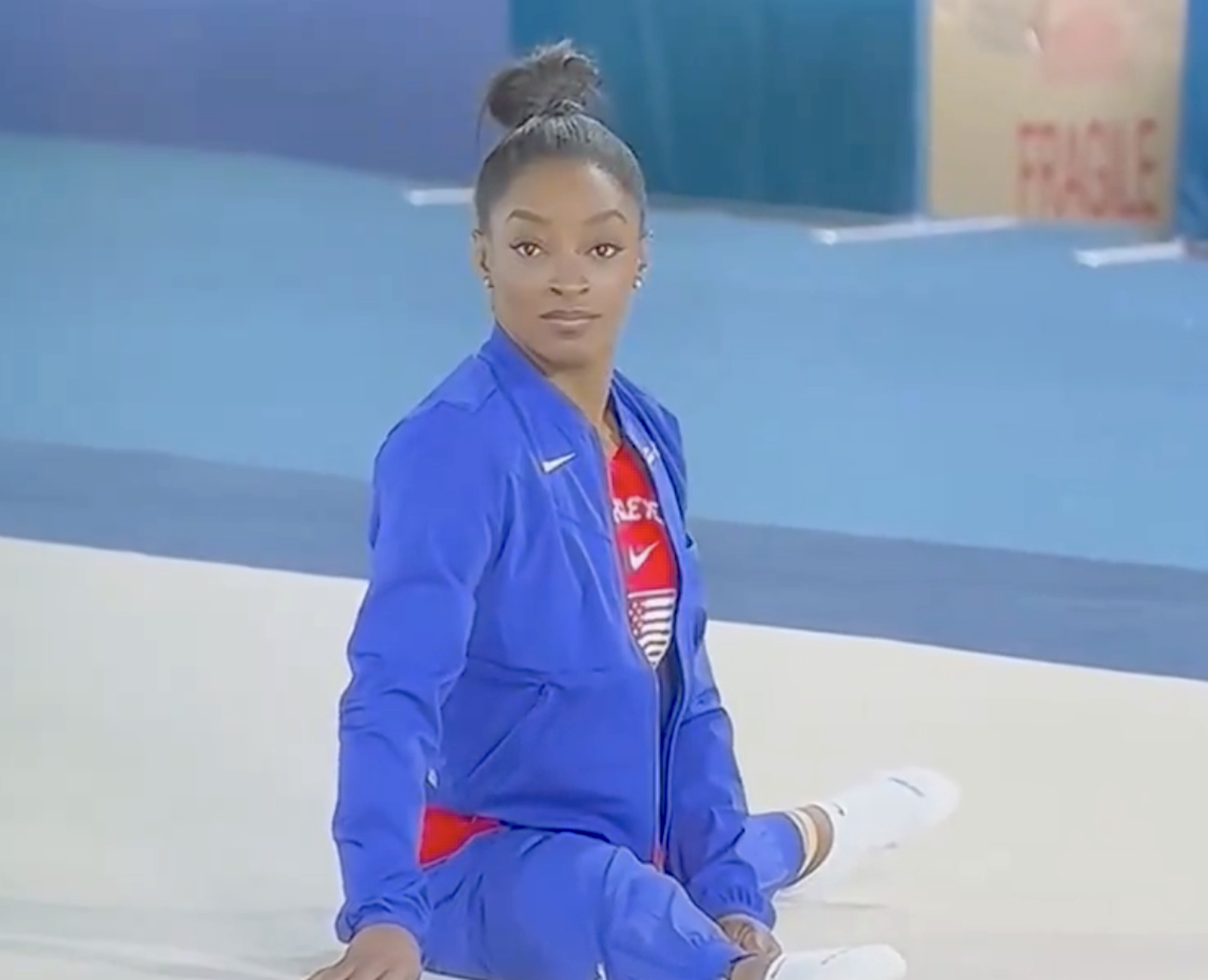 Simone Biles Staring At The Camera Turned Into Solid Memes