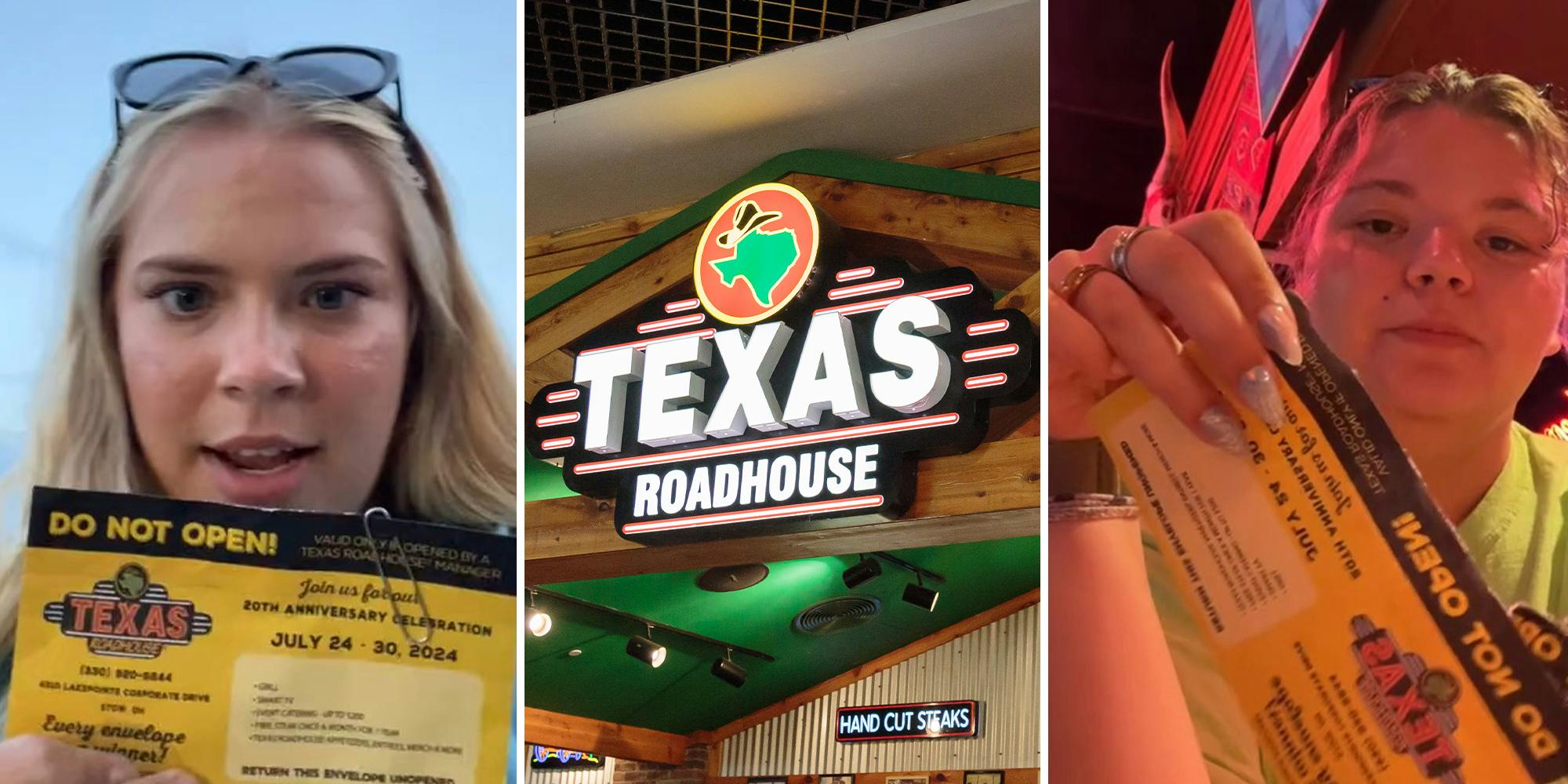 Manager gives customers Texas Roadhouse ‘envelopes.’